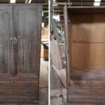 桐箪笥の家具再生作業経過