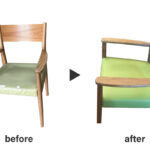チェアセットの座面修理